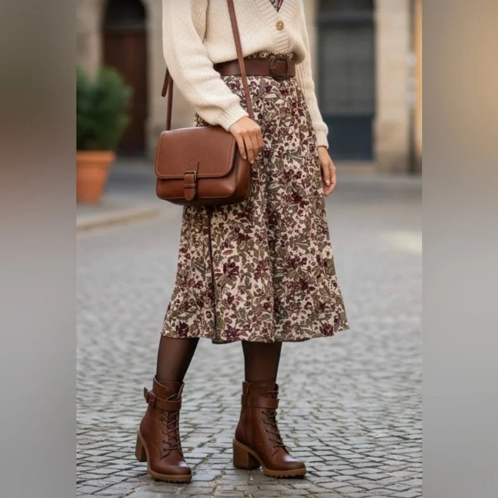 Zodiac Brown Leather Ankle Boots Size 10 - Picture 11 of 12